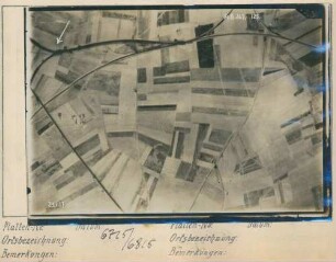 Foto des Geländes westlich von Onvillers (Luftbild)