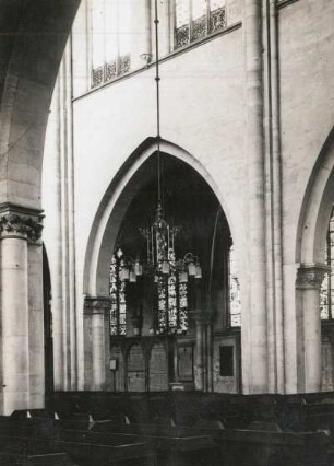 Magdeburg. Magdeburger Dom (1363 geweiht). Blick vom südlichen Seitenschiff nach Nordwesten