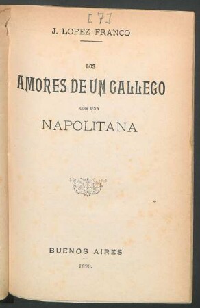 Los amores de un gallego con una napolitana