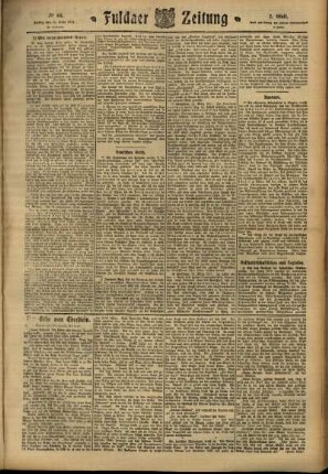 Zweite Ausgabe vom Freitag, den 17. März 1911.