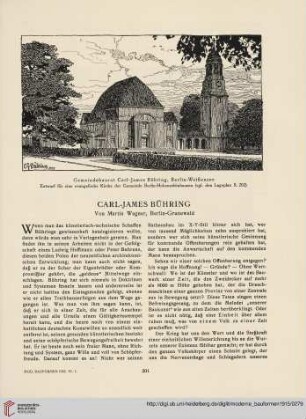 Carl-James Bühring, Berlin Weißensee