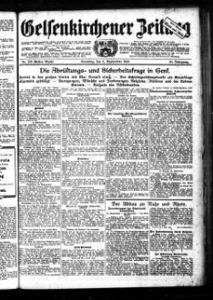 Gelsenkirchener Zeitung. 1902-1940