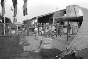 Sport- und Schwimmclub SSC Waldstadt. Richtfest für das neue Begegnungszentrum