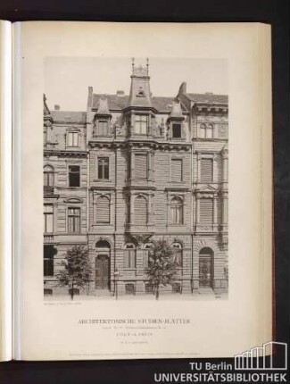 Serie II. No. 97. Wohnhaus Hohenzollernring No. 62. Cöln am Rhein.