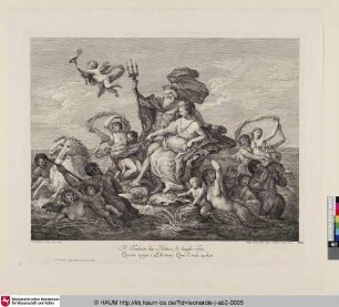 Il tridente ha Nettun, le briglie Teti: Questa regga i Destrier; Quei l'onde accheti [Neptun und Thetis; Neptune et Thétis]