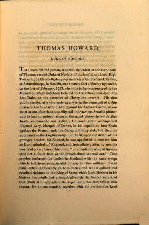 Portraits of illustrious personages of Great Britain : engraved from authentic pictures in the galleries of the nobility, and the public collections of the country ; with biographical and historical memoirs of their lives and actions, 2