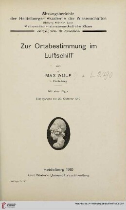 Zur Ortsbestimmung im Luftschiff