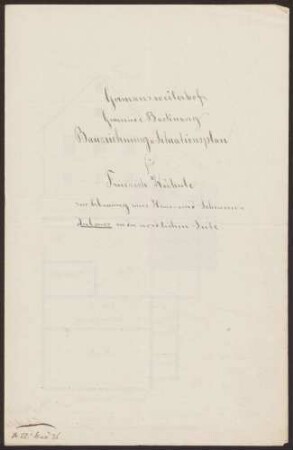Kühnle, Friedrich, Bauer Wohnhaus- und Scheunenanbau