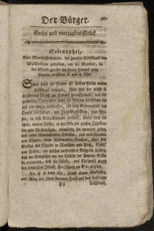 Sechs und vierzigstes Stück. - Zwey und funfzigstes Stück.
