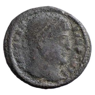 Münze, Follis, Aes 3, 328 - 329 n. Chr.
