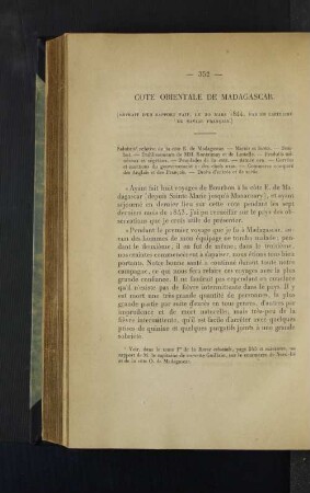 Cote orientale de Madagascar.