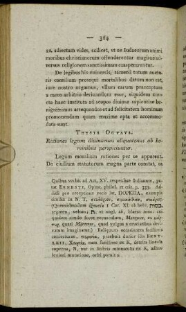 Thesis Octava.