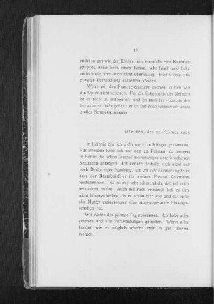 Dresden, den 22. Februar 1905