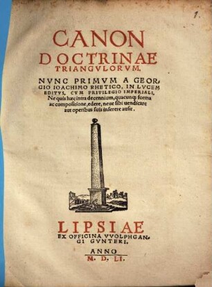 Canon doctrinae triangulorum
