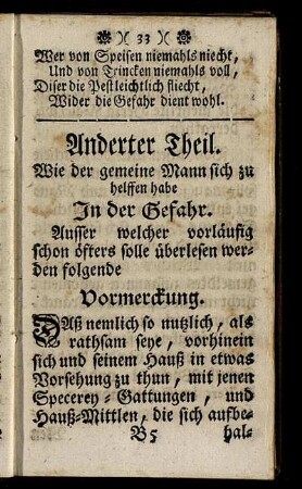 Anderter Theil.