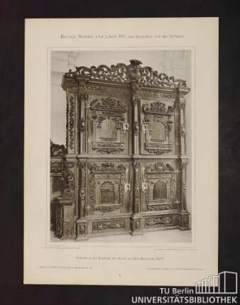 8. Schrank in der Sakristei der Kirche zu Ober-Marchthal, 1672.