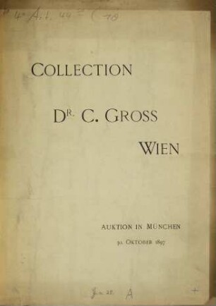 Versteigerung. 1897, 30. Okt. = [10]