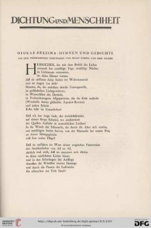 2: Hymnen und Gedichte