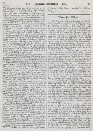 30-32 Literarische Notizen
