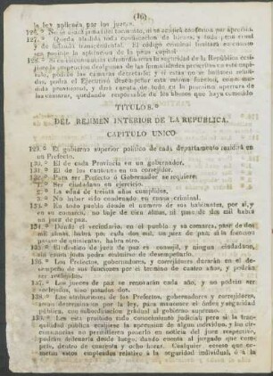 Capítulo único.