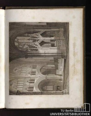 Plate 15. Part of the presbytery of Lincoln Cathedral.