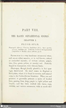 Part VIII. The rarer ornamental stones