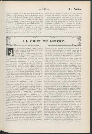 La cruz de hierro