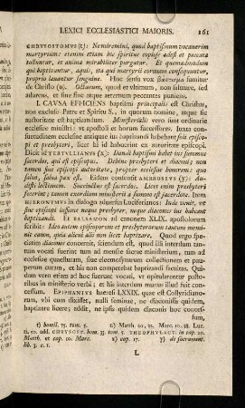 161-172, I. Causa Efficiens baptismi principalis est ...