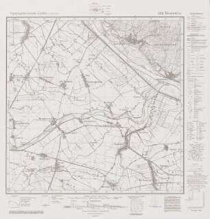 3251 Neulewin, Topographische Karte 1:25000 (4cm - Karte)