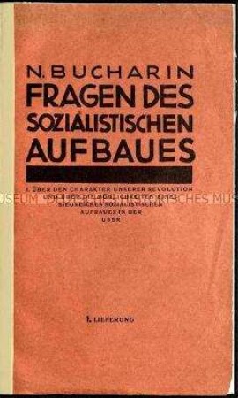 Fragen des sozialistischen Aufbaues