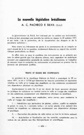 409-411, La nouvelle législation brésilienne