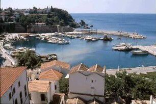 Antalya [Türkei]: Kleiner Hafen, von oben