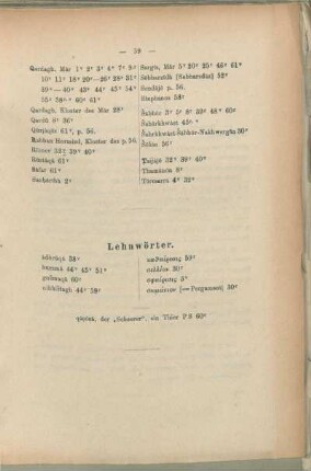 Lehnwörter.