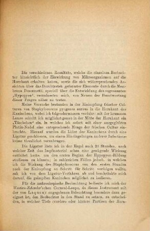 Über septische Impf-Keratitis