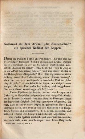 Archiv für wissenschaftliche Kunde von Russland. 13. 1854