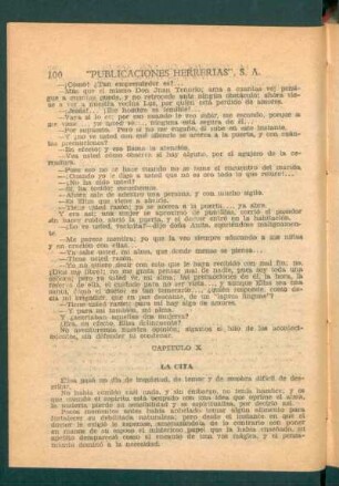 Capítulo X - La cita