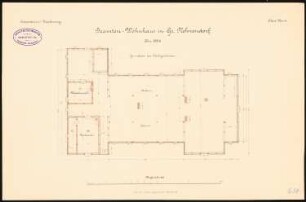 Beamtenwohnhaus, Groß Plehnendorf: Grundriss Dachgeschoss 1:100