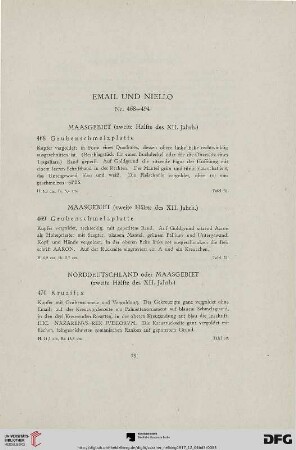 Email und Niello (Nr. 468-494)