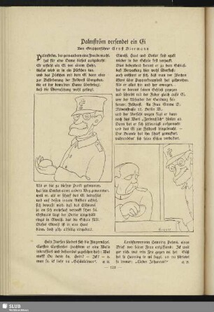 Palmström versendet ein Ei