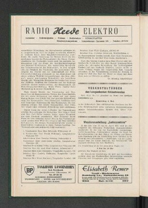 Veranstaltungen des Langenhorner Heimatvereins
