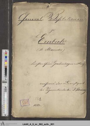 Einbeck (St. Alexandri): Visitationsakten