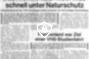 Das Nienwohlder Moor muß schnell unter Naturschutz
