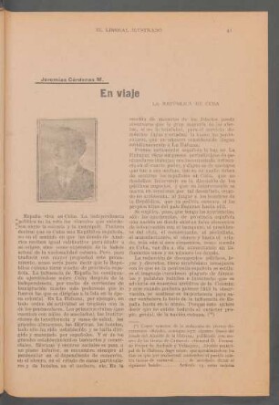 En viaje : La república de Cuba