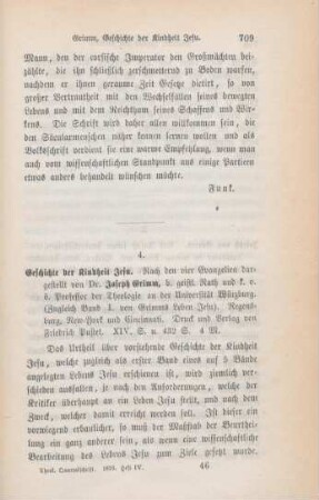 709-716 [Rezension] Grimm, Joseph, Geschichte der Kindheit Jesu