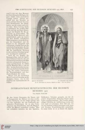 Internationale Kunstausstllung der Secession München 1907