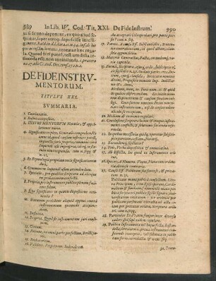 De De Fide Instrumentorum. Titulus XXI.