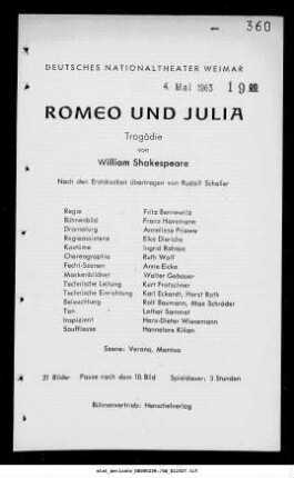 Romeo und Julia