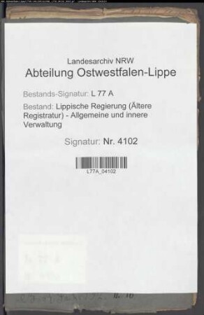 Teilung des Piepers bei Niederbarkhausen