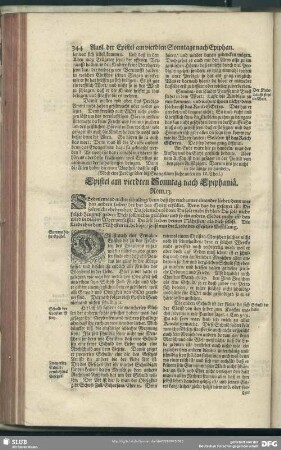 Epistel am vierdten Sonntag nach Epiphaniä. Rom. 13