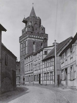 Pyritz, Stettiner Tor : Pyritz (Pyrzyce/Polen). Stettiner Tor (Backstein)